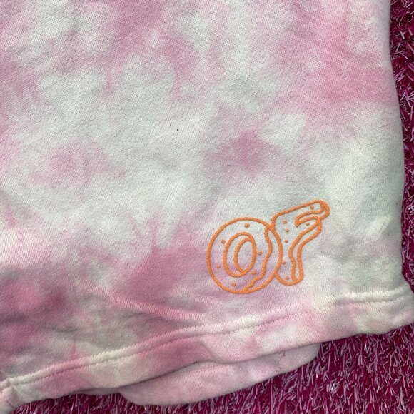 Odd Future Pink Tie-Dye Sweat Shorts Large - Picture 2 of 4